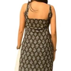 Buy LAKHDATAR FASHION Womens Rayon Sleeveless Square Neck Kurti Lightweight Ethnic Tunic for Summer Stylish Printed Kurta for Casual, Office (Black-M) at Amazon.in