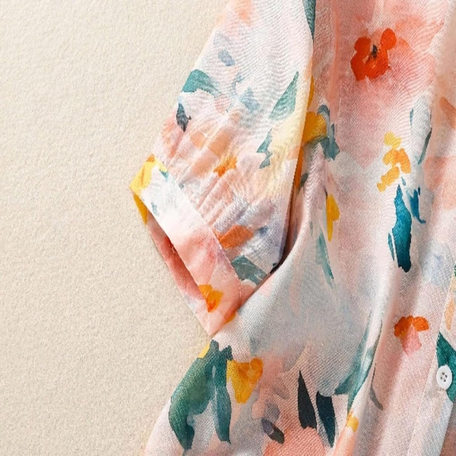 Gufrina Women’s Casual Button-Down Shirt with Multicolor Floral Print & Half Sleeves, Collar Neck - Image 14