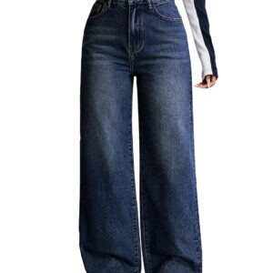 Nifty Women's Denim Stretchable High Waist Baggy Jeans for Women