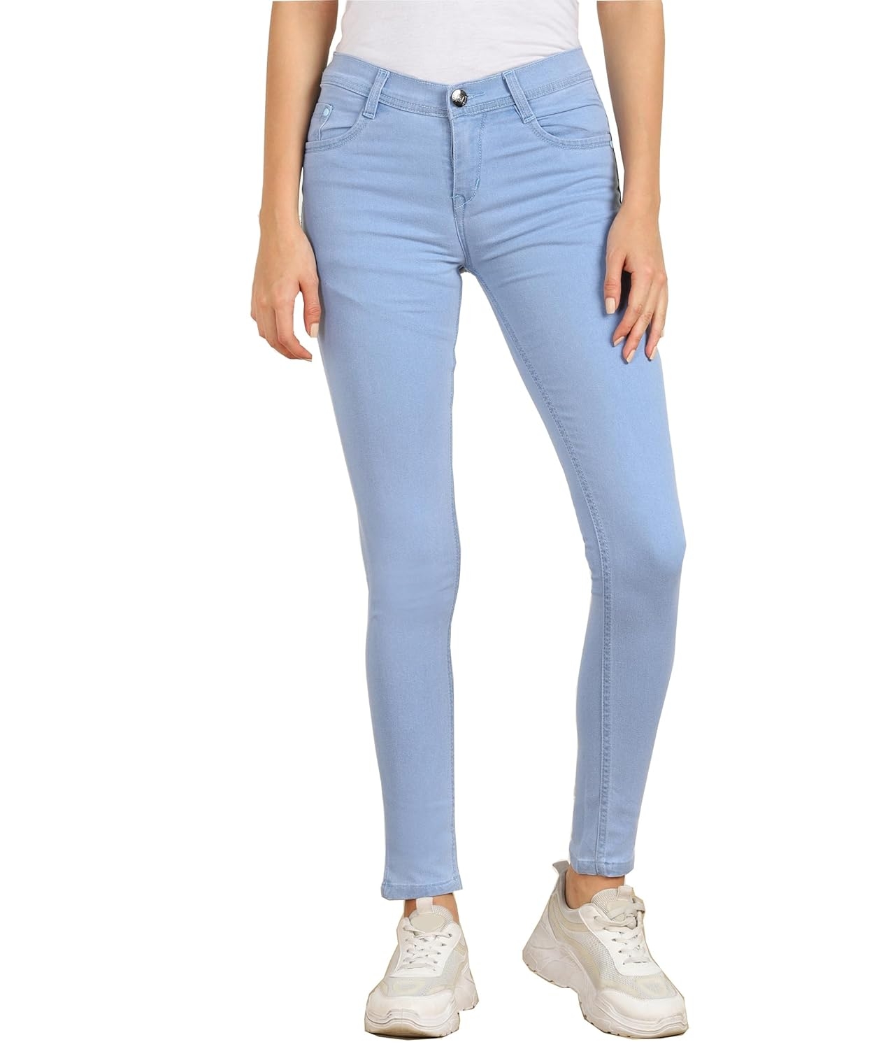 Nifty Women's Cotton Blend Stretchable Mid Rise Jeans - Image 8