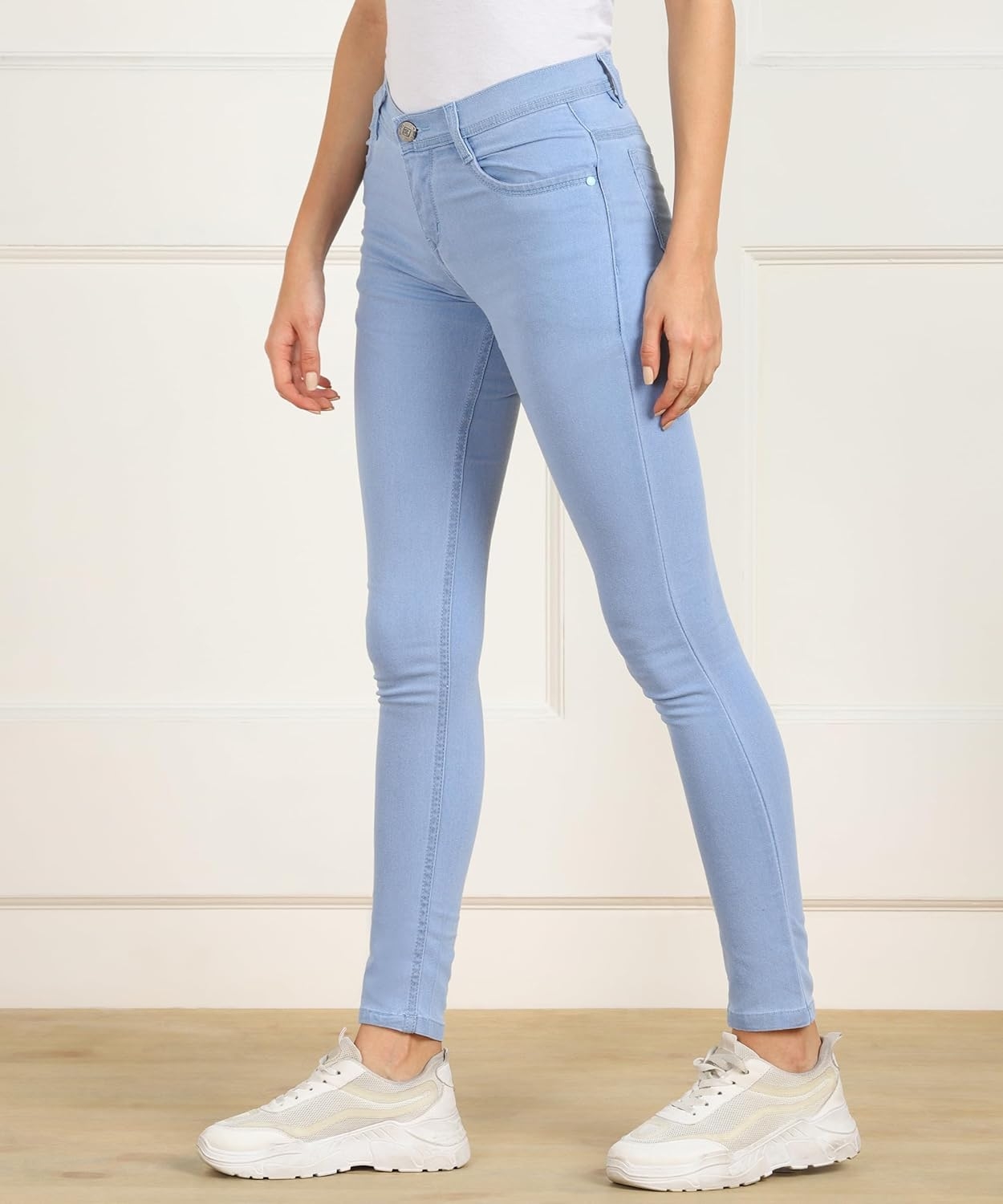 Nifty Women's Cotton Blend Stretchable Mid Rise Jeans - Image 10