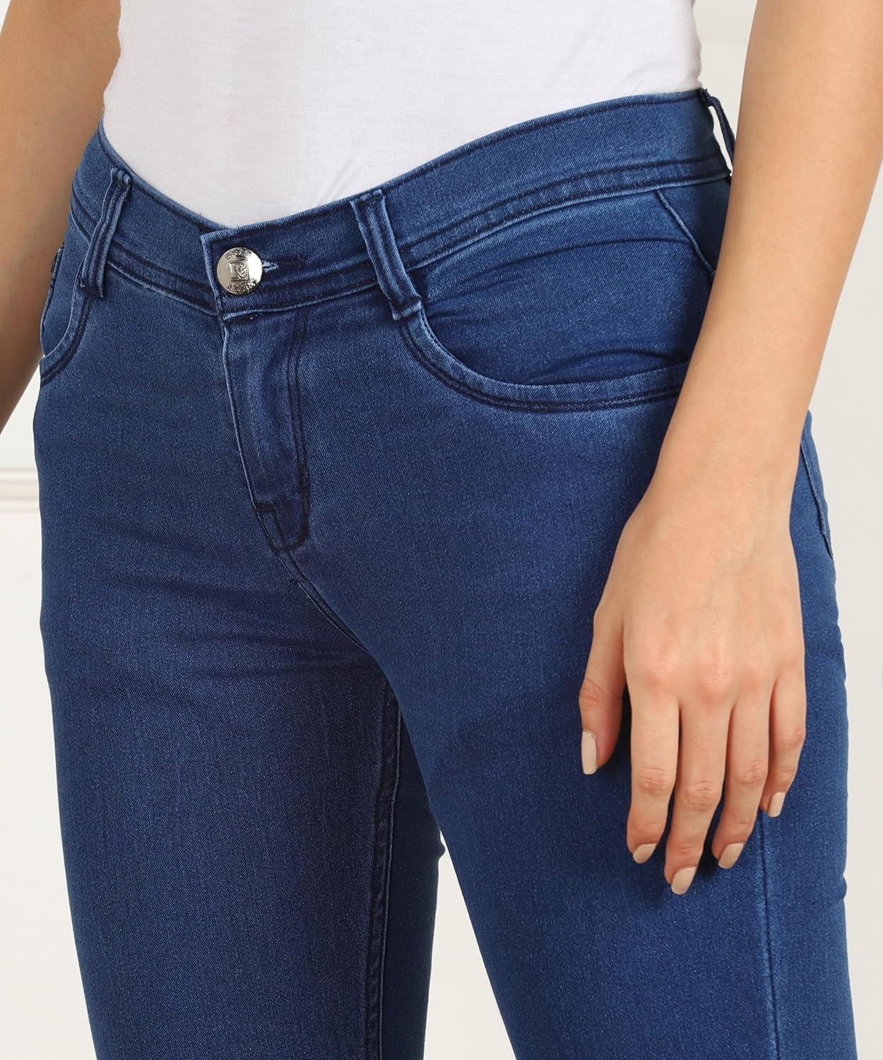 Nifty Women's Cotton Blend Stretchable Mid Rise Jeans - Image 20