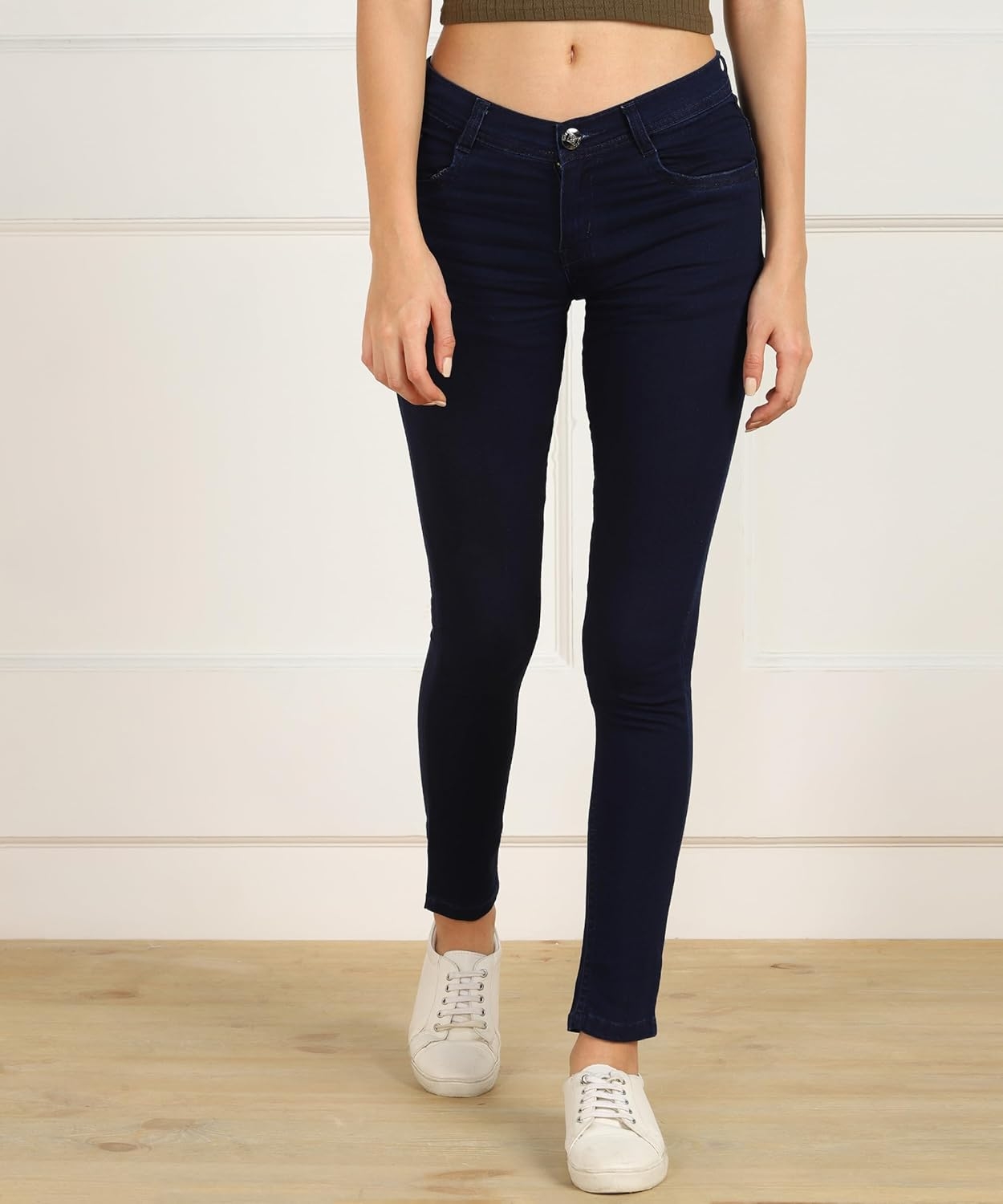 Nifty Women's Cotton Blend Stretchable Mid Rise Jeans - Image 30