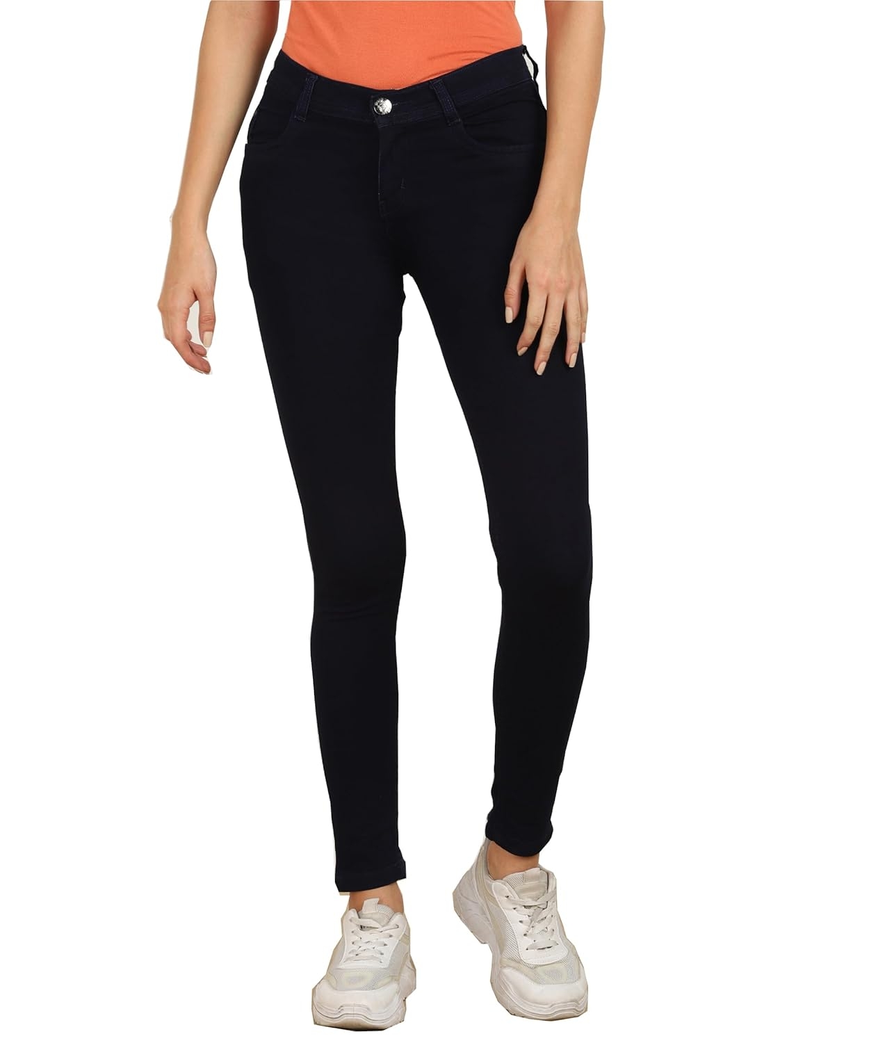 Nifty Women's Cotton Blend Stretchable Mid Rise Jeans - Image 36