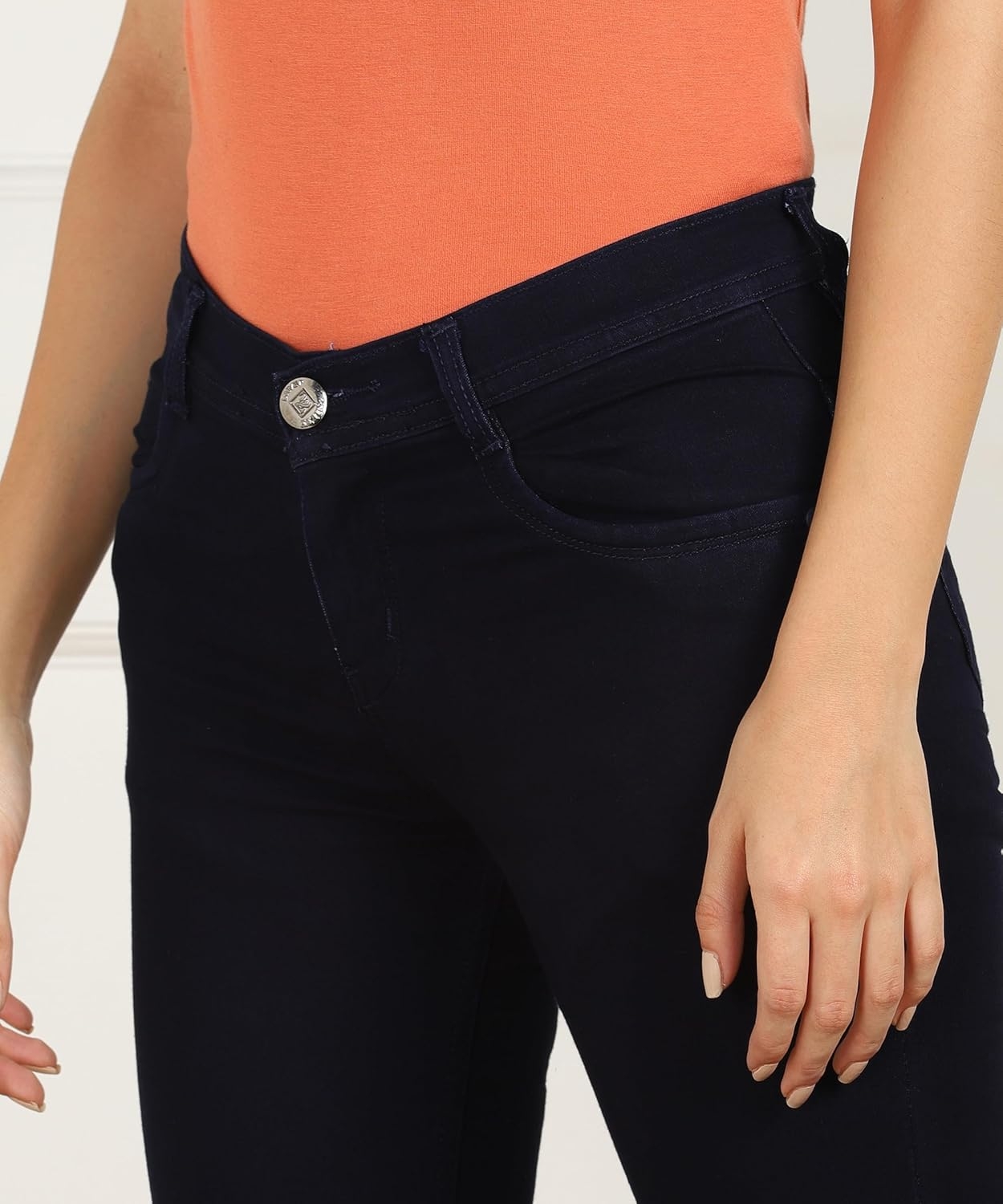 Nifty Women's Cotton Blend Stretchable Mid Rise Jeans - Image 41