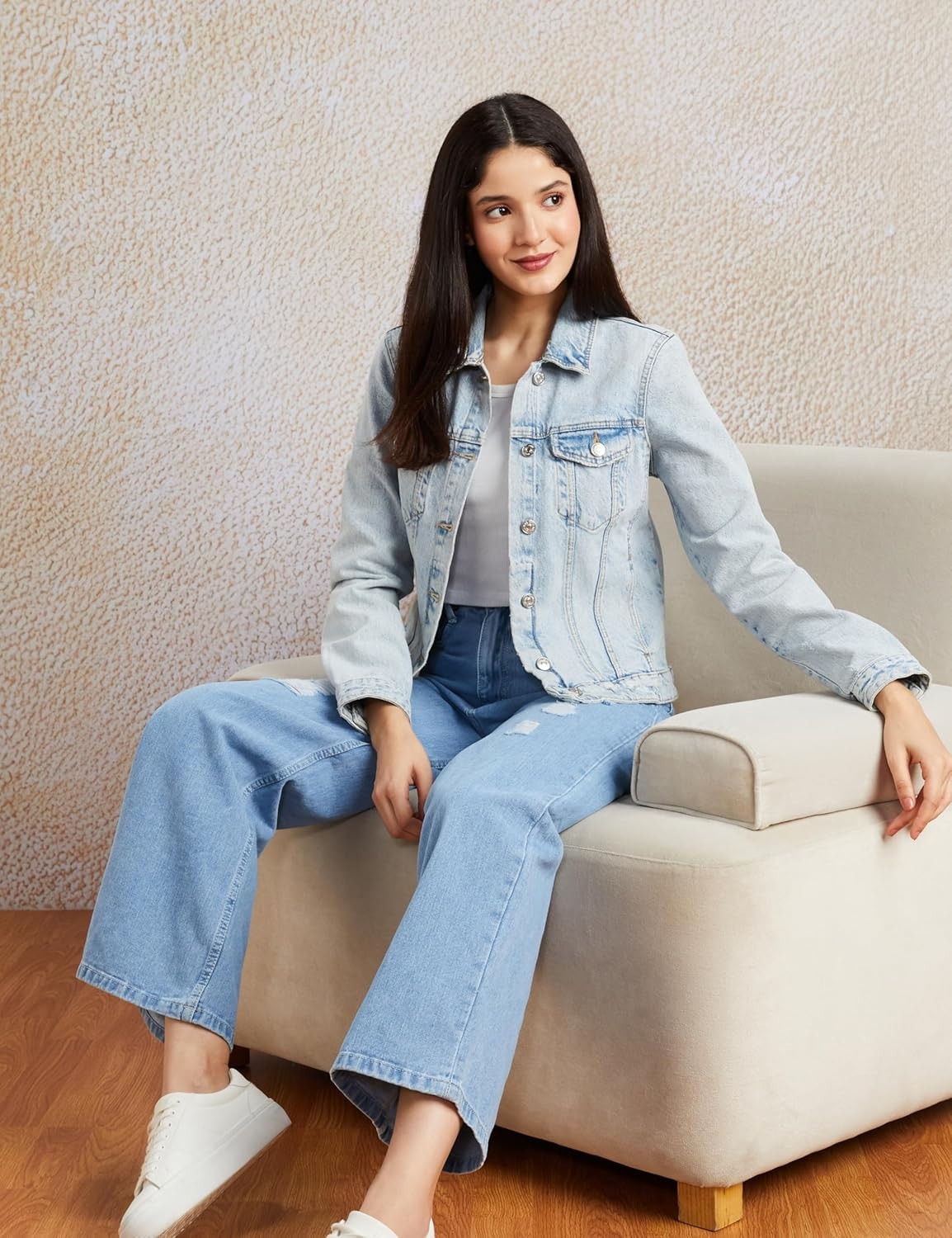 Amazon Brand - Symbol Women's Baggy Wide Leg Jeans (High Rise | Full Length) (Available in Plus Sizes) - Image 7