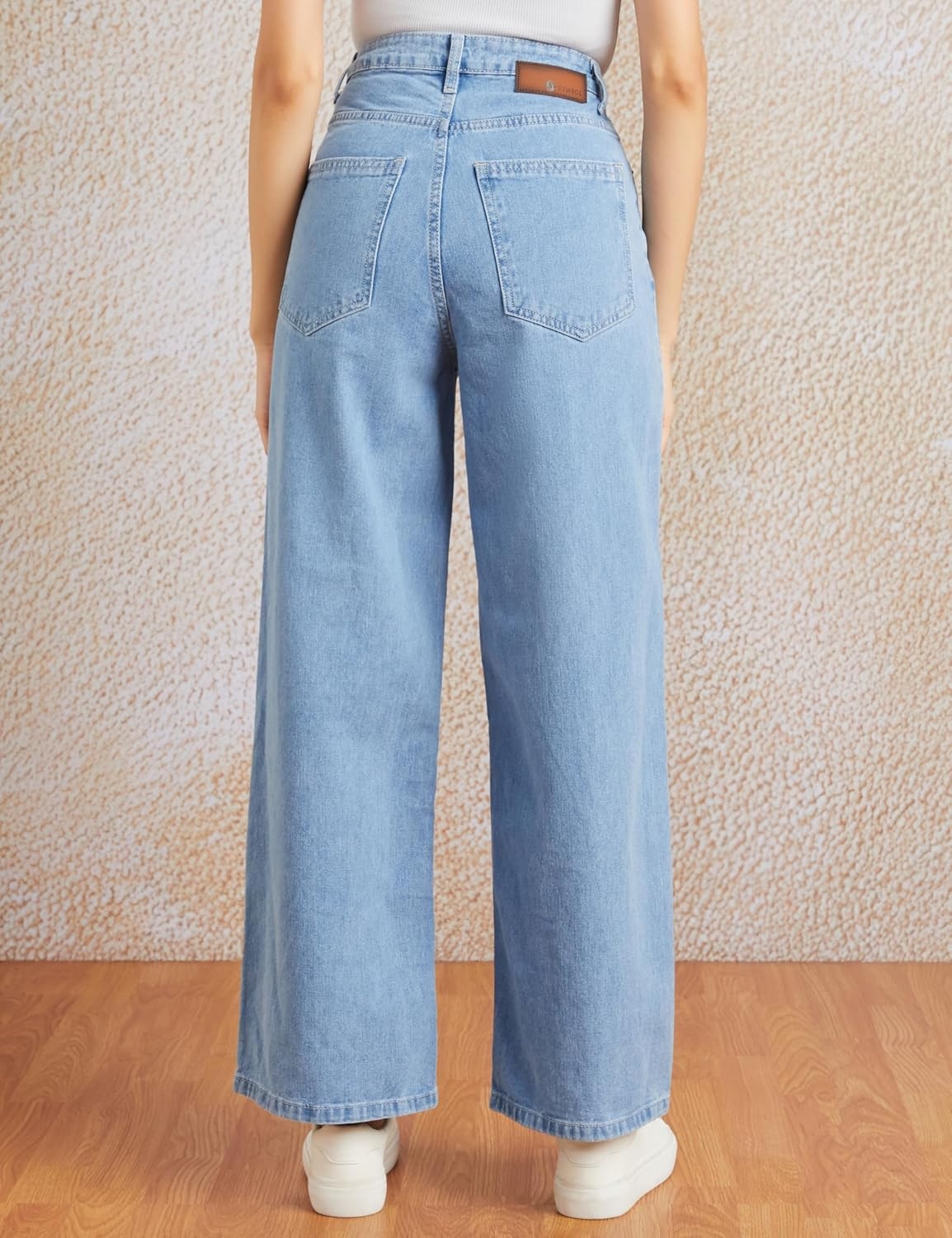 Amazon Brand - Symbol Women's Baggy Wide Leg Jeans (High Rise | Full Length) (Available in Plus Sizes) - Image 8