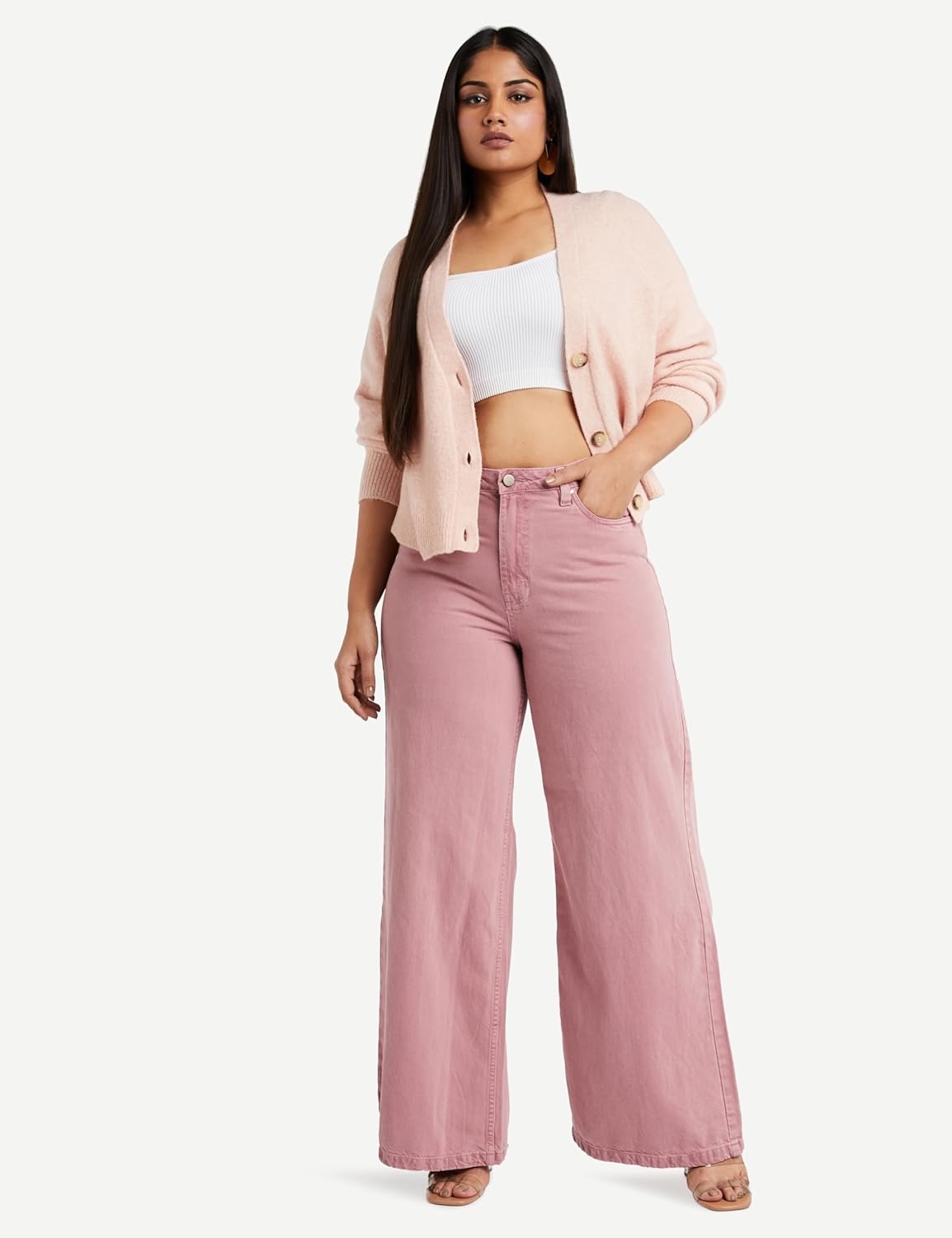 Amazon Brand - Symbol Women's Baggy Wide Leg Jeans (High Rise | Full Length) (Available in Plus Sizes) - Image 15