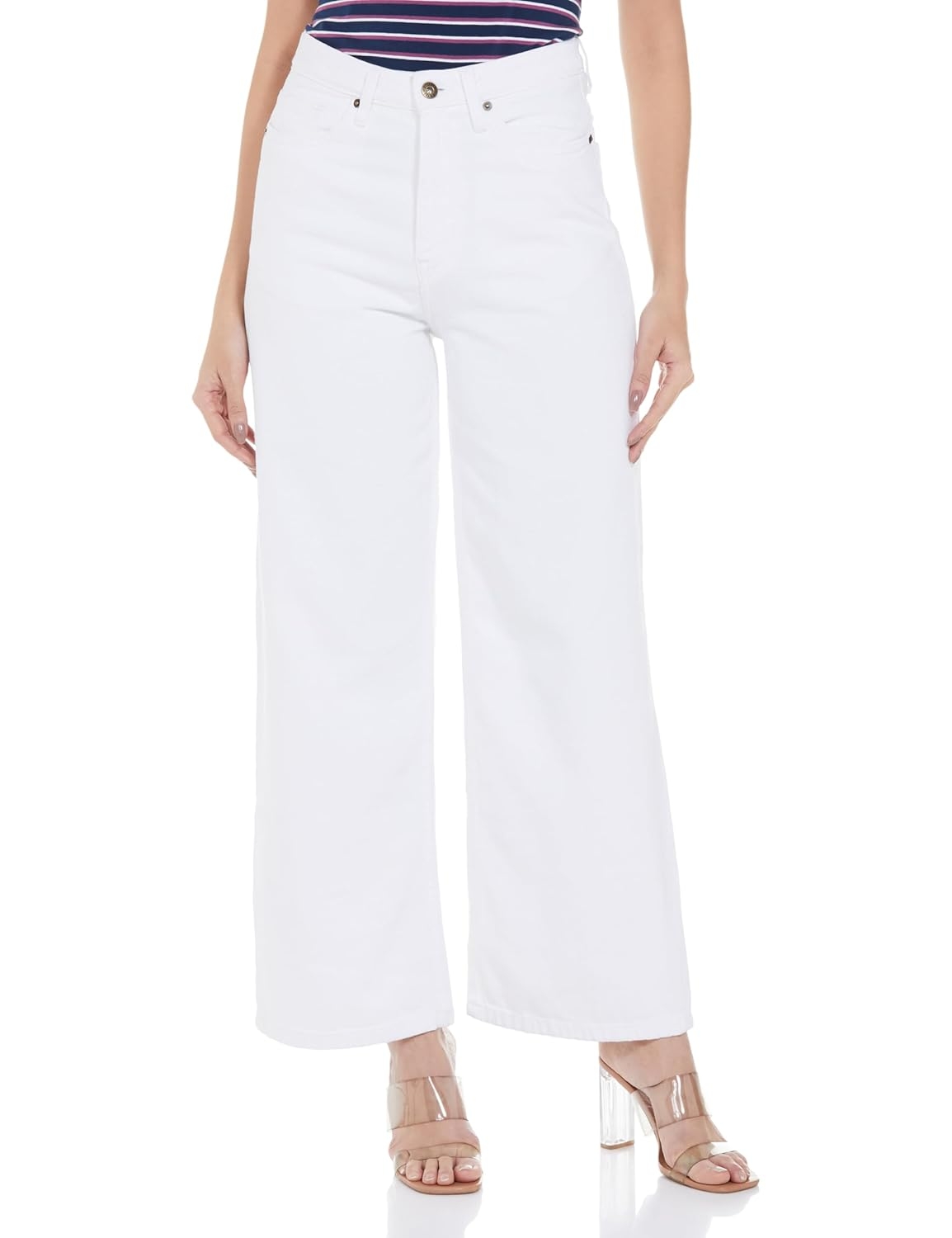 Amazon Brand - Symbol Women's Baggy Wide Leg Jeans (High Rise | Full Length) (Available in Plus Sizes) - Image 16