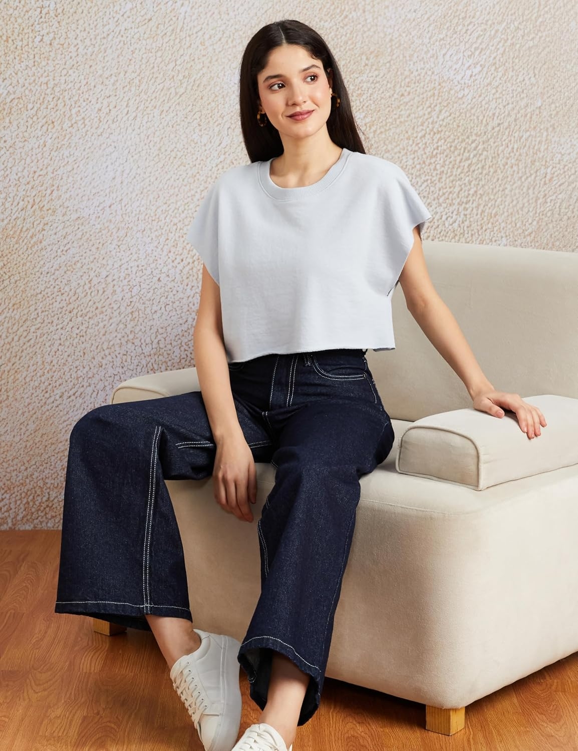 Amazon Brand - Symbol Women's Baggy Wide Leg Jeans (High Rise | Full Length) (Available in Plus Sizes) - Image 29