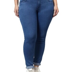 Nifty Women's Denim Stretchable Mid Rise Plus Size Jeans