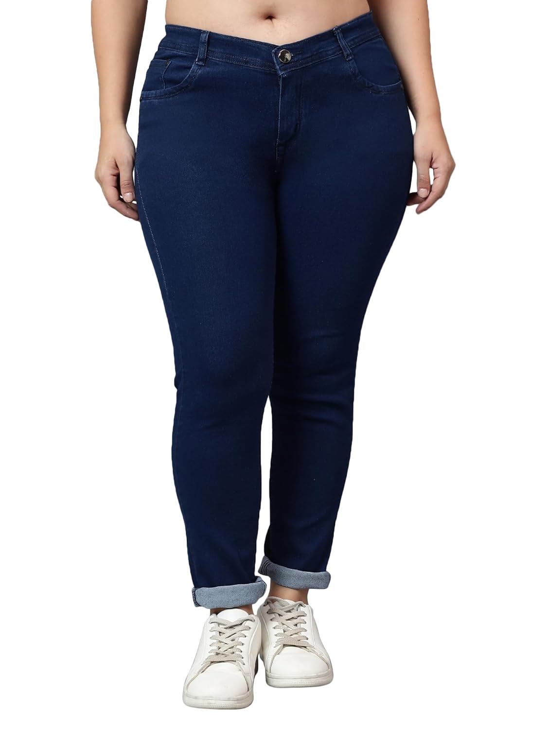 Nifty Women's Denim Stretchable Mid Rise Plus Size Jeans - Image 18