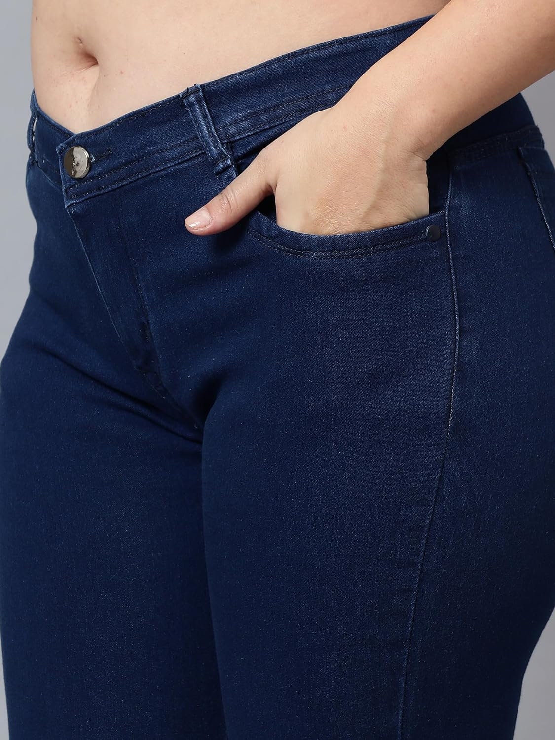 Nifty Women's Denim Stretchable Mid Rise Plus Size Jeans - Image 23