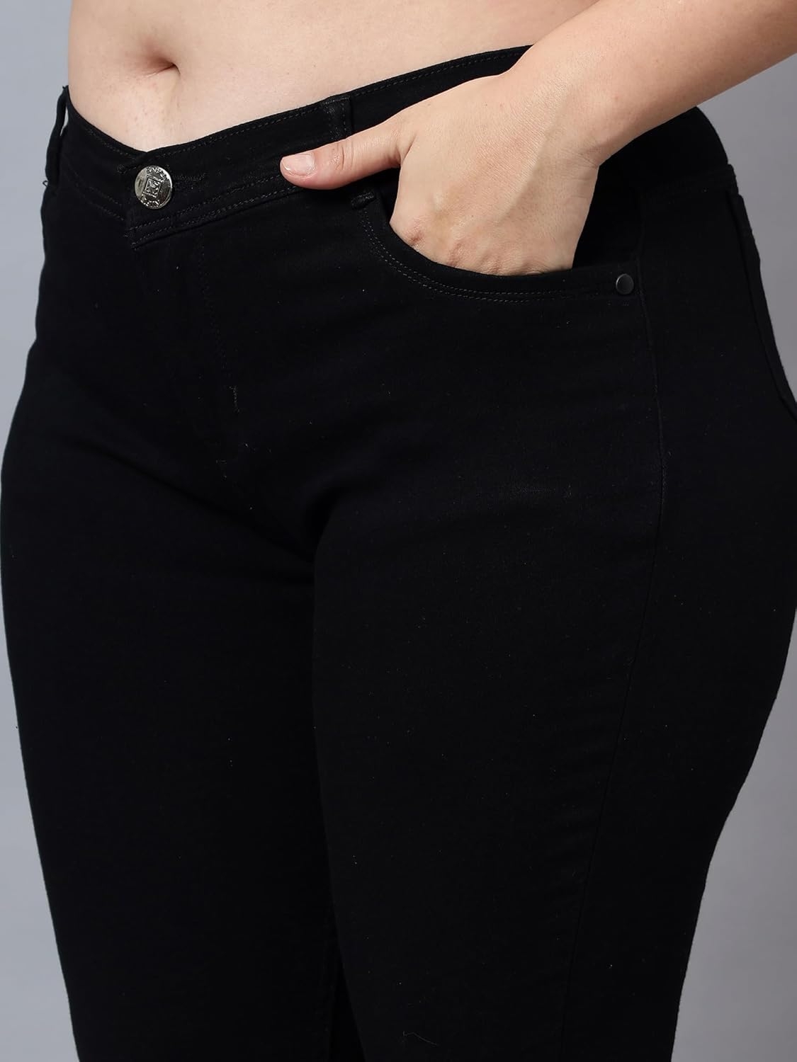 Nifty Women's Denim Stretchable Mid Rise Plus Size Jeans - Image 28