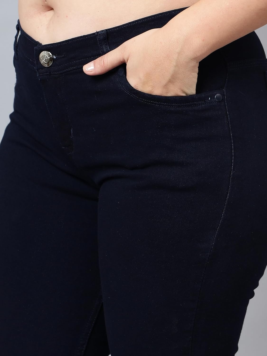 Nifty Women's Denim Stretchable Mid Rise Plus Size Jeans - Image 35