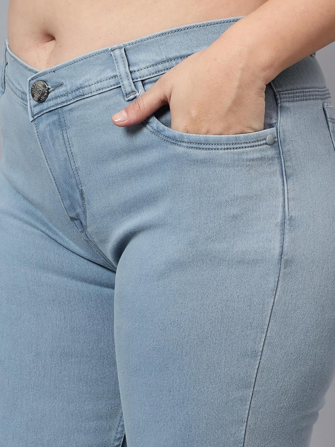 Nifty Women's Denim Stretchable Mid Rise Plus Size Jeans - Image 41