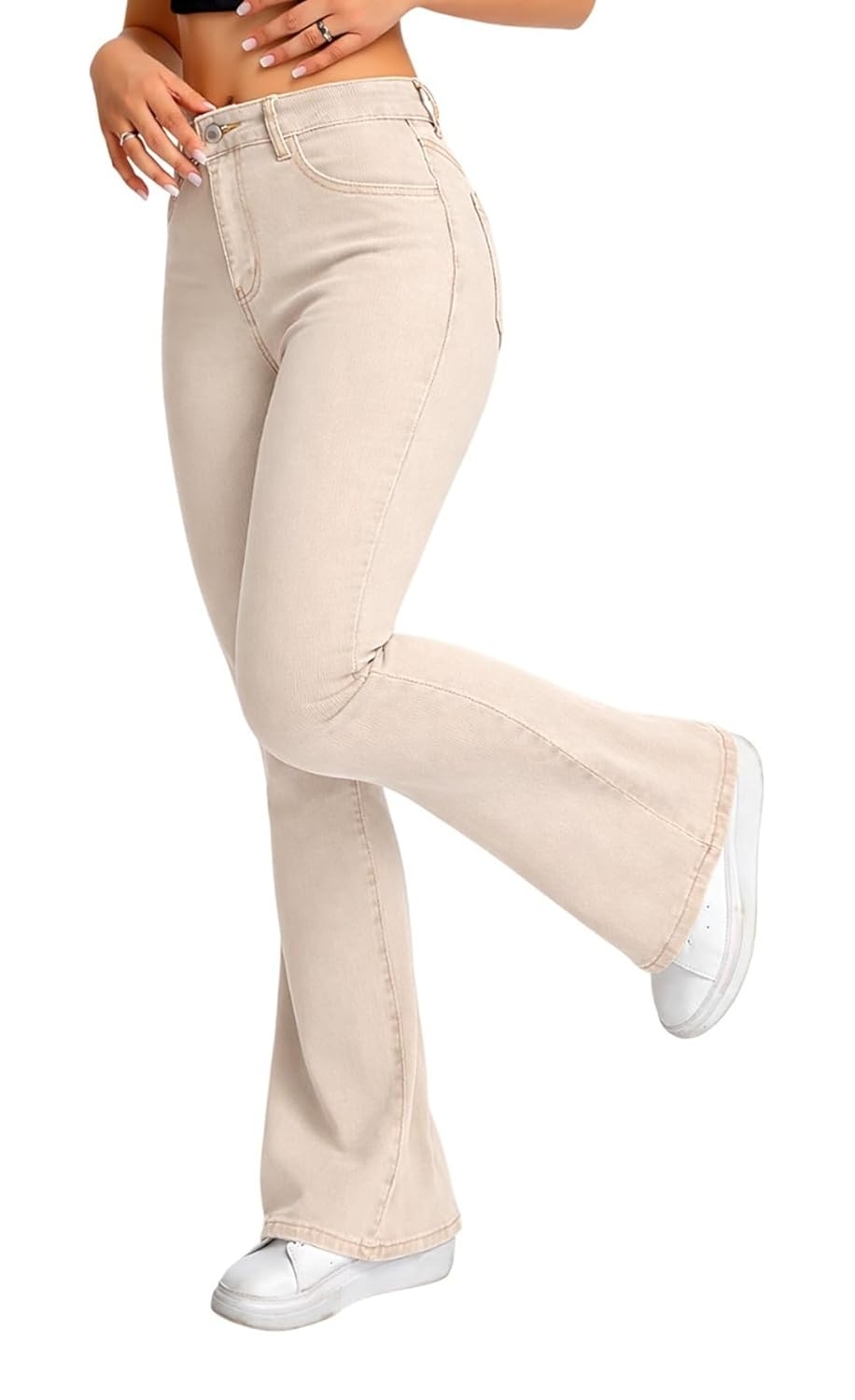 ADBUCKS Women's Wide Leg Fit High Rise Jeans II Bootcut Jeans II - Image 22