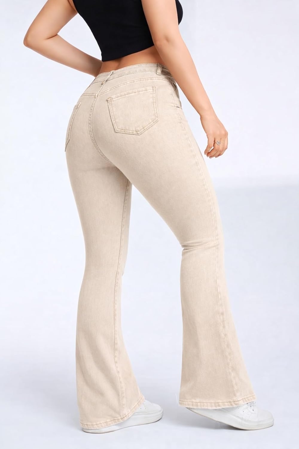 ADBUCKS Women's Wide Leg Fit High Rise Jeans II Bootcut Jeans II - Image 25