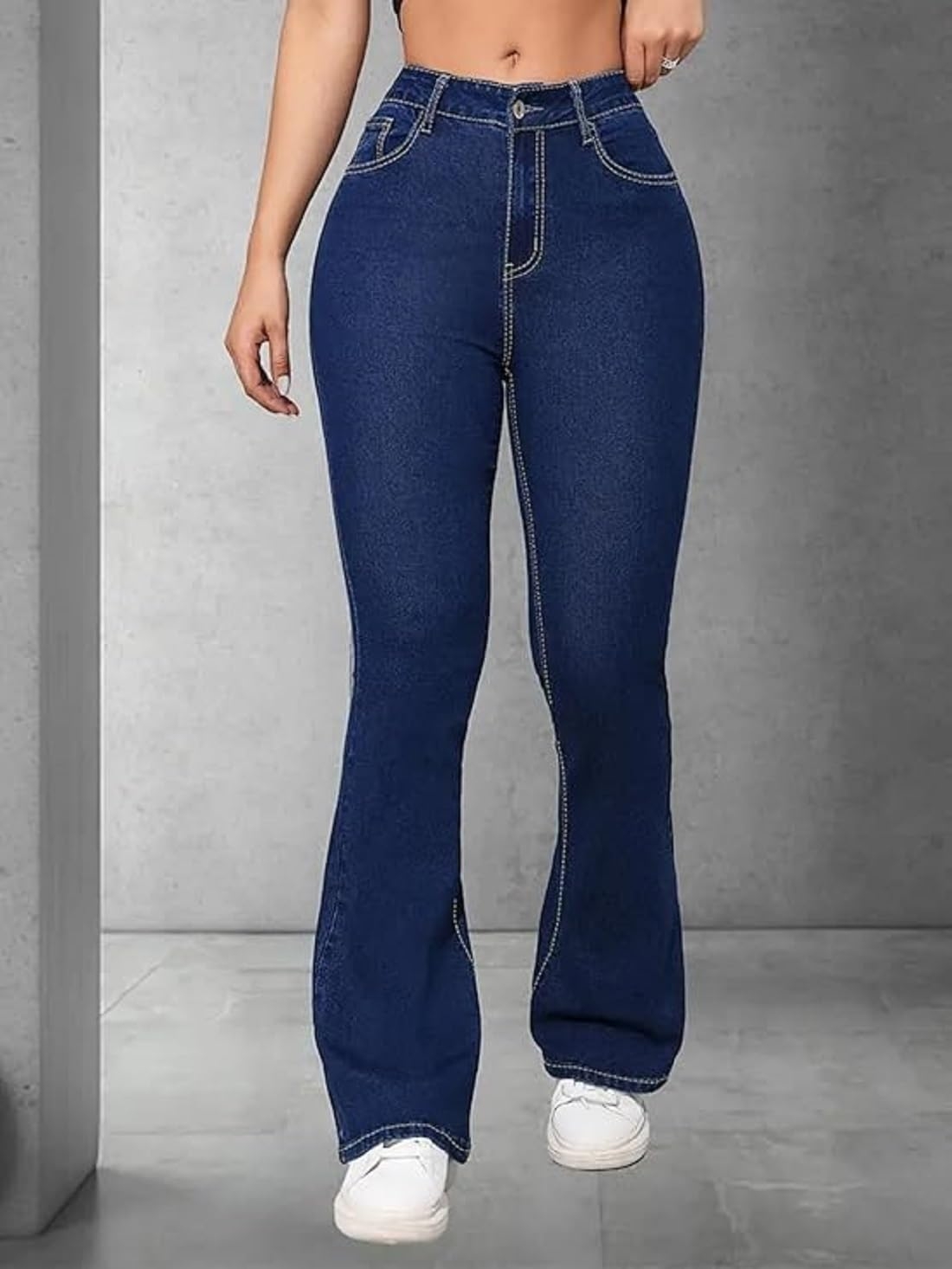 ADBUCKS Women's Wide Leg Fit High Rise Jeans II Bootcut Jeans II - Image 30