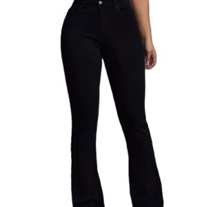 THIRD QUADRANT Women's Wide Leg Fit Mid Rise Jeans || Bootcut Jeans || Wide Leg || Bell Bottom Jean