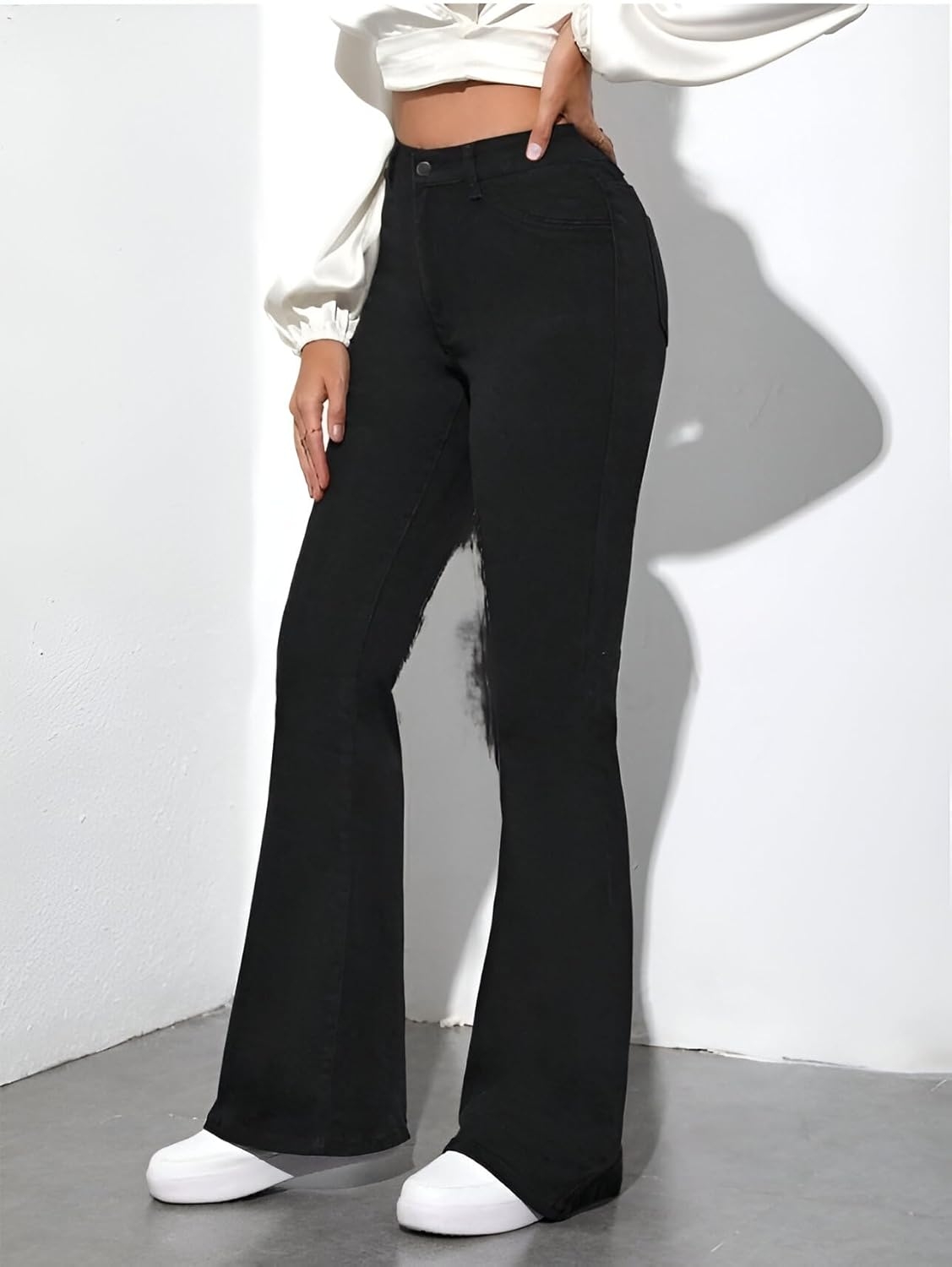 Ben Martin Women’s High Waist Jeans || Flared Bell Bottom Bootcut Pants || Wide Leg Stretch Denim – Perfect for Travel, Party & Everyday Use Sizes 26 to 40 (0) - Image 28