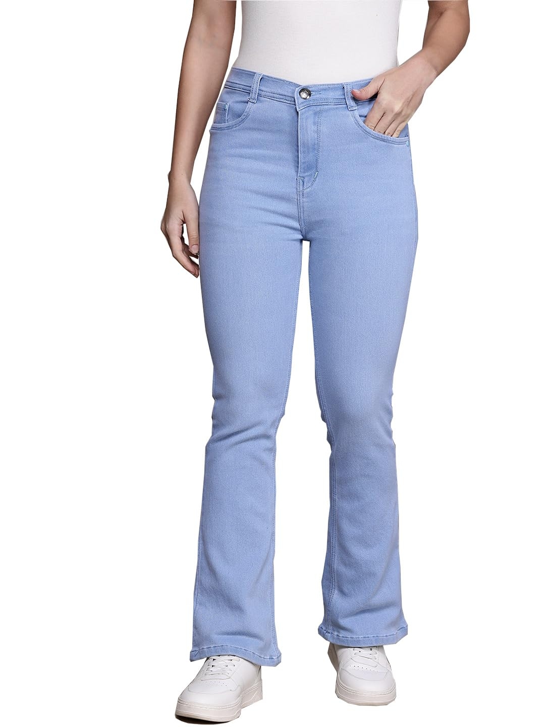 Nifty Women's Denim Stretchable High Waist Bootcut Jeans - Image 6