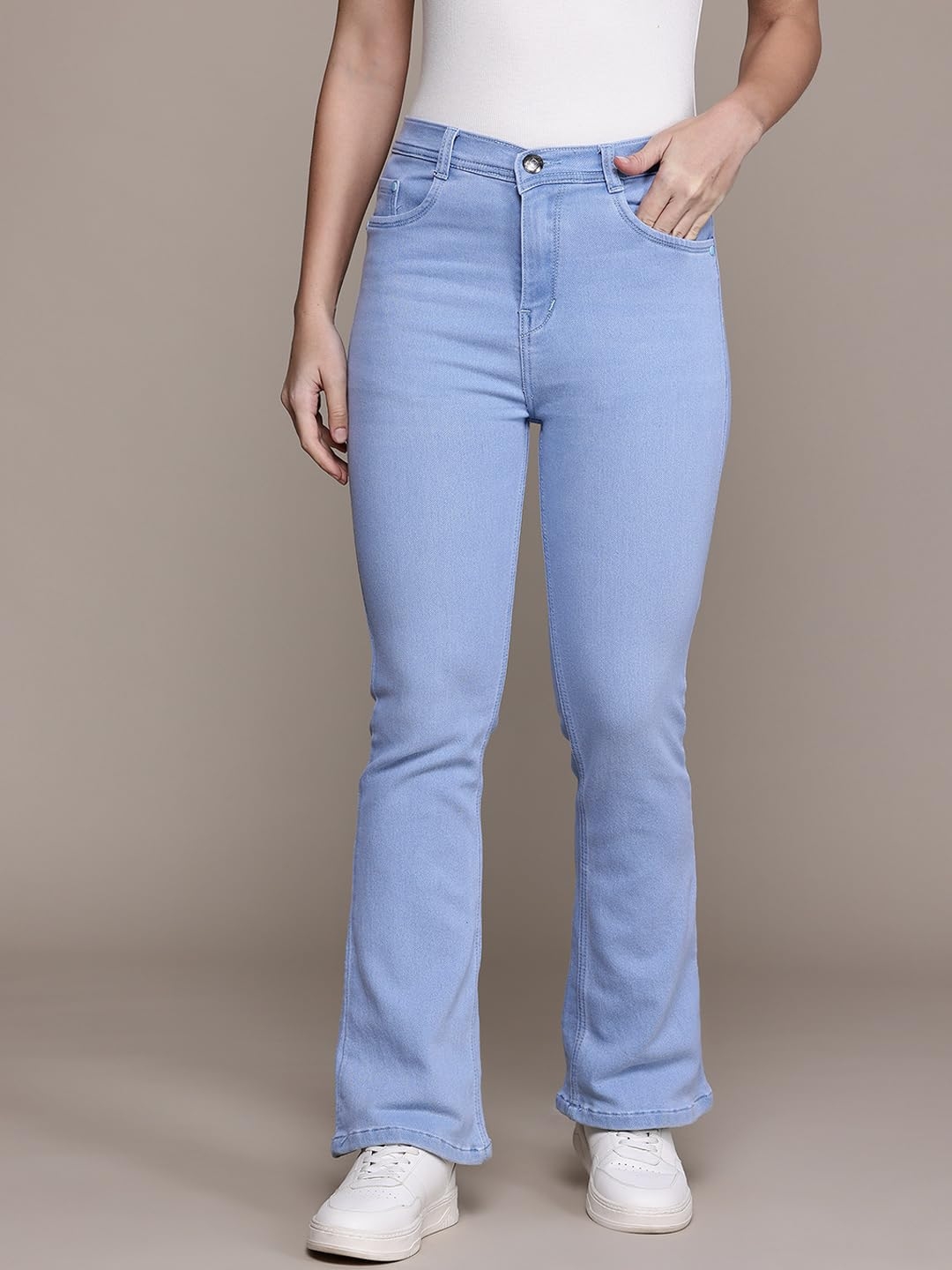 Nifty Women's Denim Stretchable High Waist Bootcut Jeans - Image 8