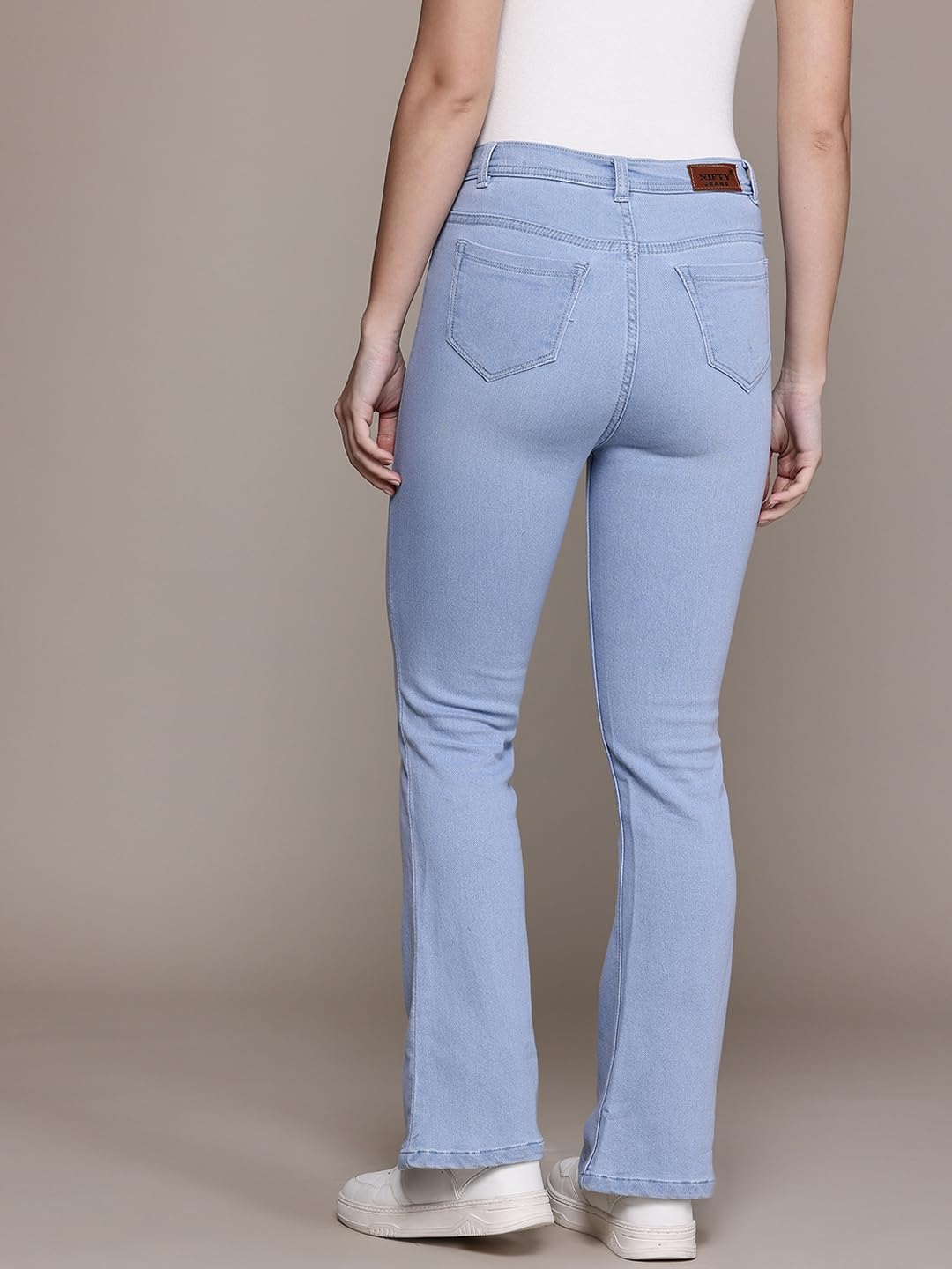 Nifty Women's Denim Stretchable High Waist Bootcut Jeans - Image 9