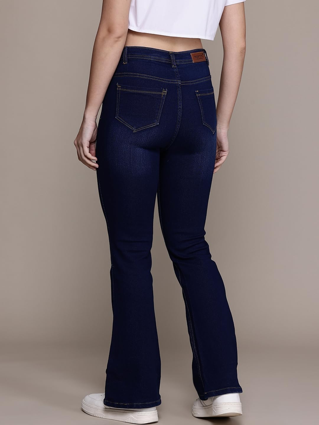 Nifty Women's Denim Stretchable High Waist Bootcut Jeans - Image 15