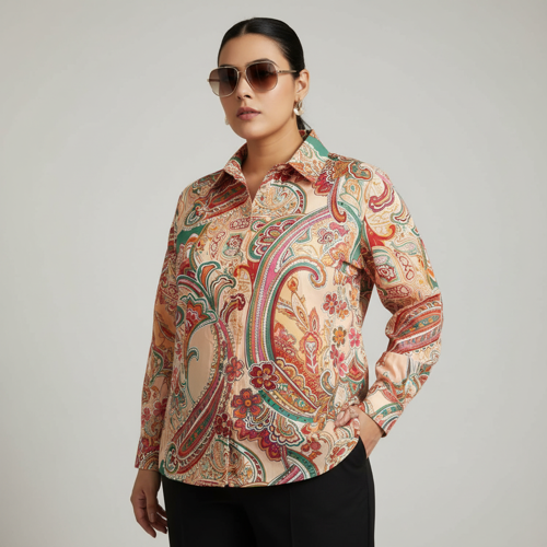 Shirt | Plus Size Workwear Top for Office & Casual Wear (Available in Plus Size) - Image 28