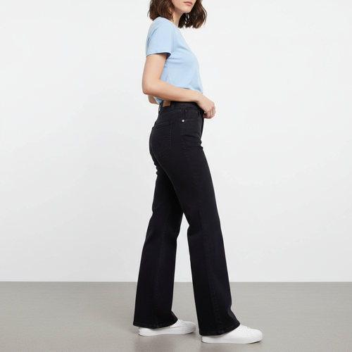 Women Bootcut Jeans – Cotton Blend - Image 5