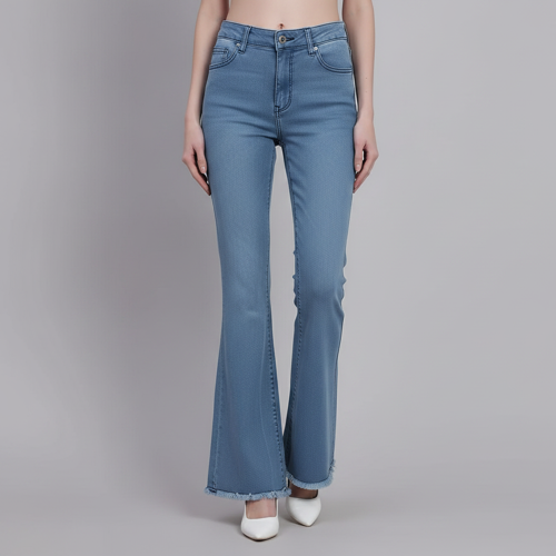Women – Stylish Slim Fit with Bell Shape Leg - Image 2