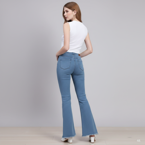Women – Stylish Slim Fit with Bell Shape Leg - Image 41
