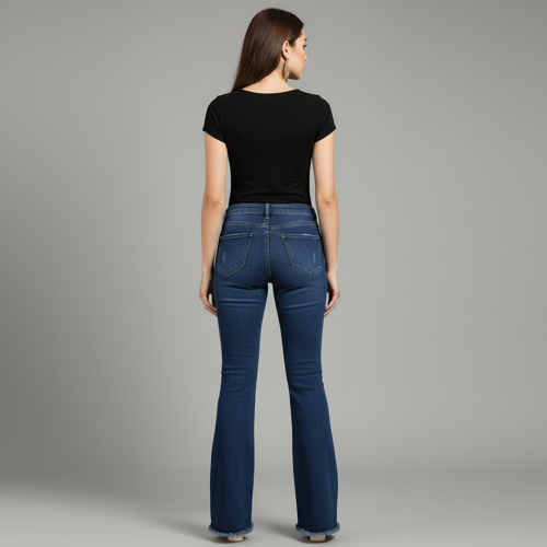 Women – Stylish Slim Fit with Bell Shape Leg - Image 77