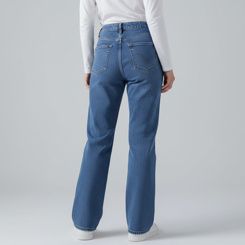 Women Bootcut Jeans – Cotton Blend - Image 11