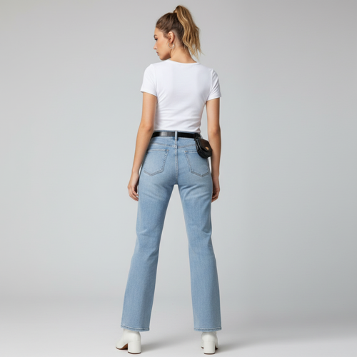 Women Bootcut Jeans – Cotton Blend - Image 19