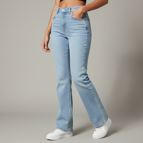 Women Bootcut Jeans – Cotton Blend - Image 21