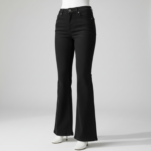 Women Bootcut Jeans – Cotton Blend - Image 4