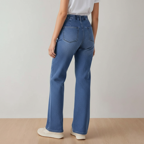 Women Bootcut Jeans – Cotton Blend - Image 8
