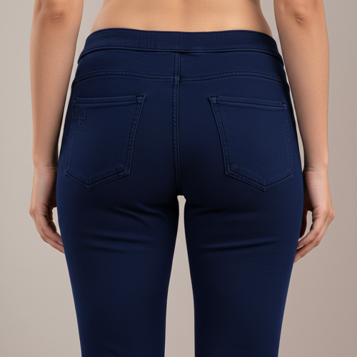 Women’s Solid Mid Rise | Rich Cotton Knitted Fabric | Regular Length | Pack of 1 - Image 41