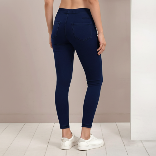 Women’s Solid Mid Rise | Rich Cotton Knitted Fabric | Regular Length | Pack of 1 - Image 39