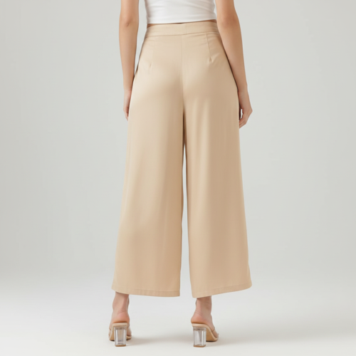 Palazzo for Women in Soft Viscose Fabric | Regular Fit with Mid Rise Waist & Deep Pockets | Versatile for Formal & Casual Wear - Image 58