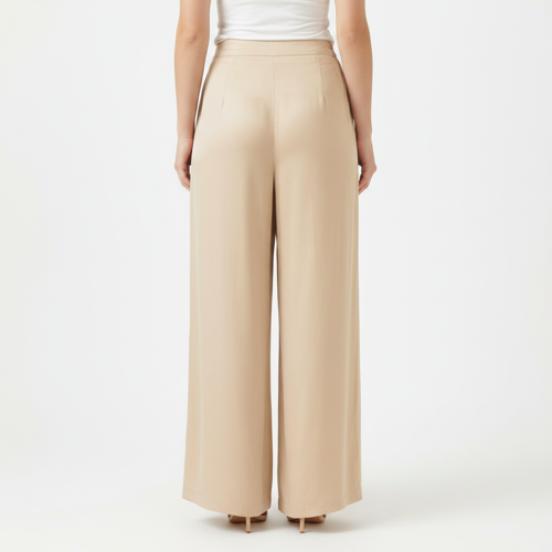 Palazzo for Women in Soft Viscose Fabric | Regular Fit with Mid Rise Waist & Deep Pockets | Versatile for Formal & Casual Wear - Image 51