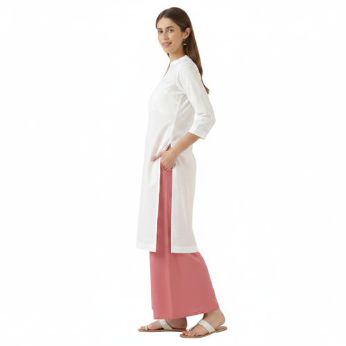 Palazzo for Women in Soft Viscose Fabric | Regular Fit with Mid Rise Waist & Deep Pockets | Versatile for Formal & Casual Wear - Image 46