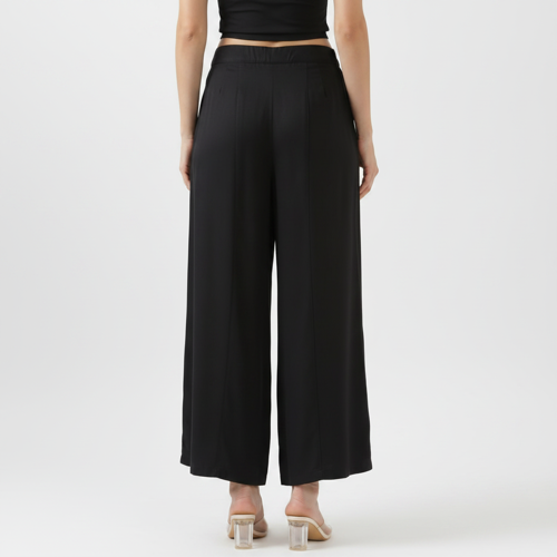 Palazzo for Women in Soft Viscose Fabric | Regular Fit with Mid Rise Waist & Deep Pockets | Versatile for Formal & Casual Wear - Image 38