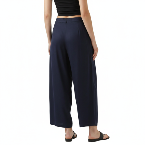 Palazzo for Women in Soft Viscose Fabric | Regular Fit with Mid Rise Waist & Deep Pockets | Versatile for Formal & Casual Wear - Image 25