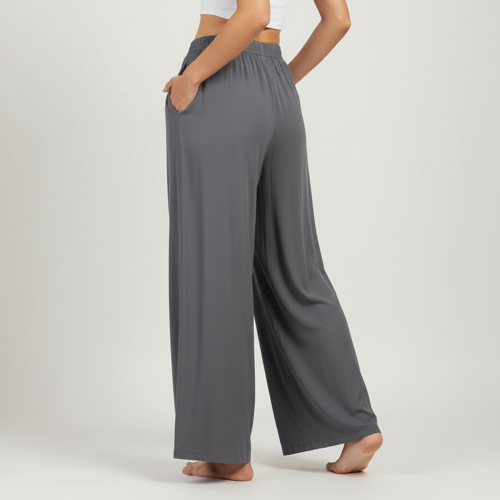 Palazzo for Women in Soft Viscose Fabric | Regular Fit with Mid Rise Waist & Deep Pockets | Versatile for Formal & Casual Wear - Image 27