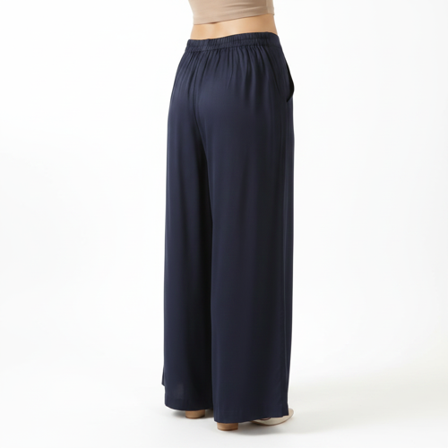 Palazzo for Women in Soft Viscose Fabric | Regular Fit with Mid Rise Waist & Deep Pockets | Versatile for Formal & Casual Wear - Image 21