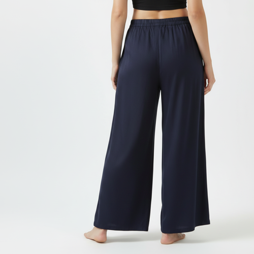 Palazzo for Women in Soft Viscose Fabric | Regular Fit with Mid Rise Waist & Deep Pockets | Versatile for Formal & Casual Wear - Image 22