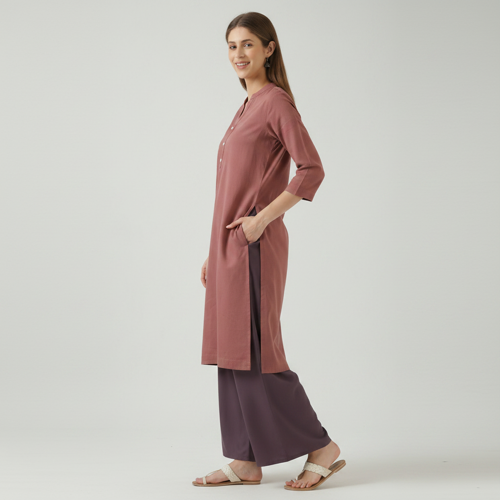 Palazzo for Women in Soft Viscose Fabric | Regular Fit with Mid Rise Waist & Deep Pockets | Versatile for Formal & Casual Wear - Image 18